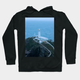 Welsh lighthouse on a stormy evening Hoodie